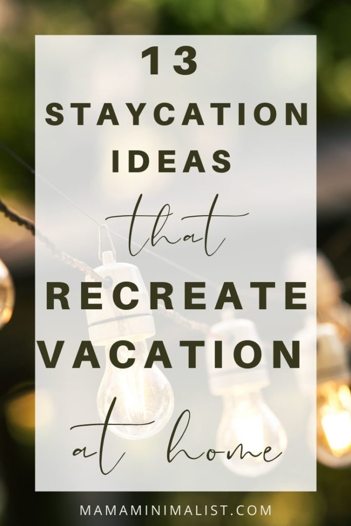 Relax stress-free at home! Inside: 13 staycation ideas that are backed by science and extend relaxation into everyday life.