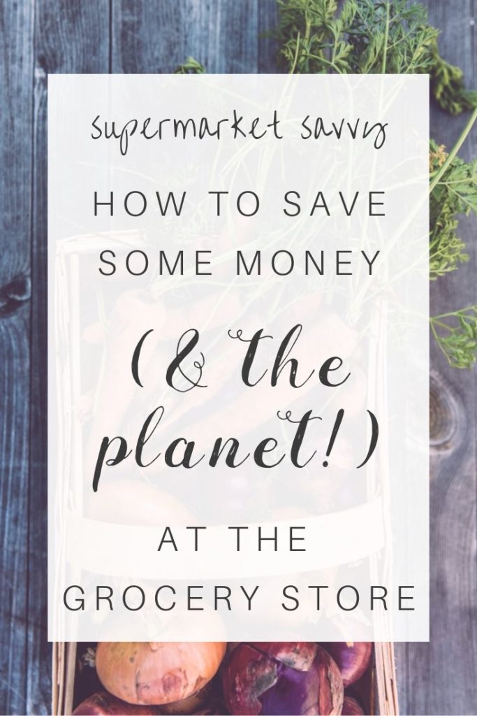 It's absolutely possible to save money, reduce food waste and slash into trash production all at once, and that's because these 3 goals all start with smart shopping strategies at the supermarket. *Inside*: 8 concrete ways to save money (and the planet!) at the grocery store.
