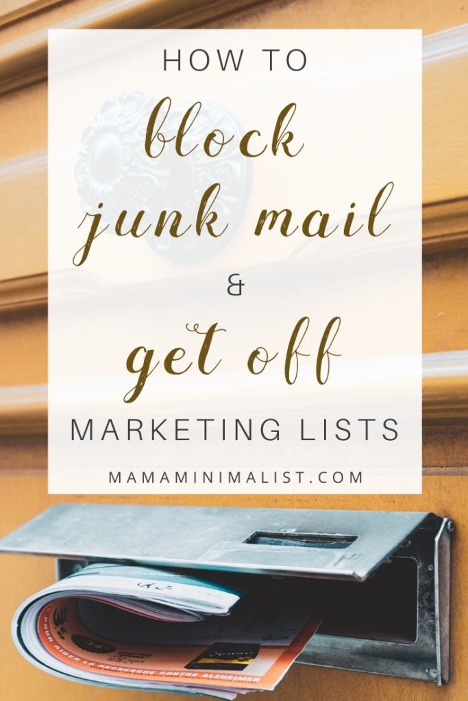 Sick & tired of being enticed to buy stuff you don't need? Inside: Actionable steps to block junk mail, limit cell phone spam, unsubscribe from email lists, and distance yourself from the constant barrage of ads.