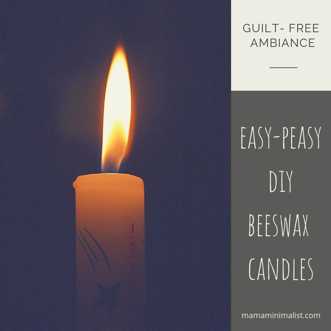 DIY beeswax candles making - easy selfmade candles - diy candles