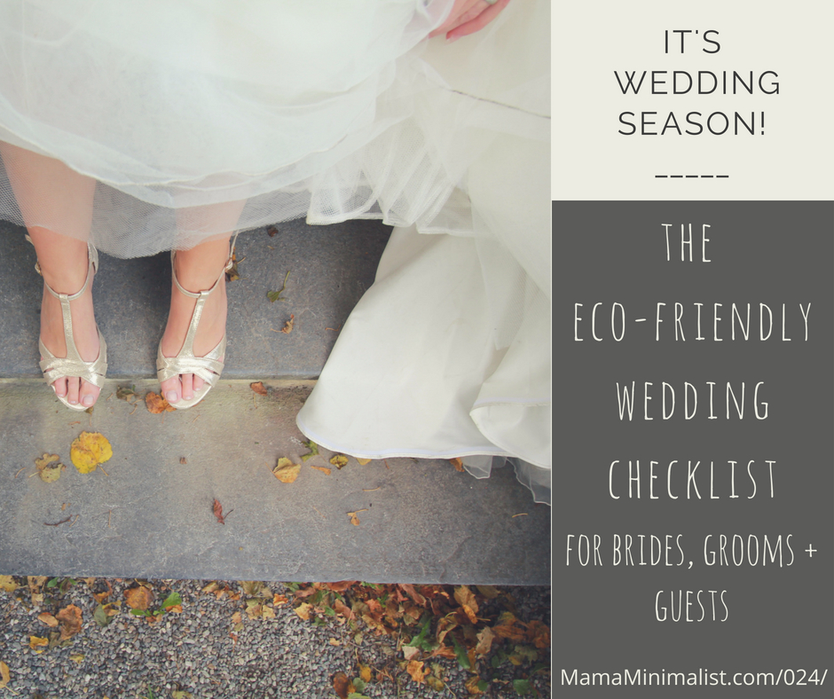 Eco-friendly wedding ideas for brides, grooms and guests. 
