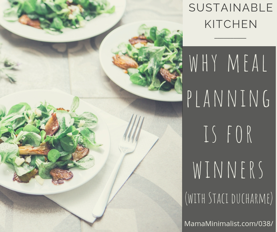 On this episode of the Sustainable Minimalists podcast we discuss the Why + How of meal planning so as to reduce food waste, save money + gain back precious time. 