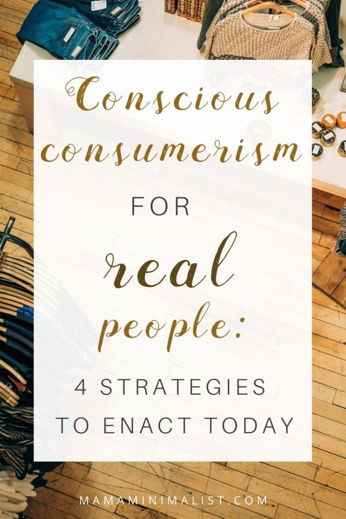 Conscious consumerism is about making deliberate, informed choices instead of mindlessly buying unneeded items. Intentional shoppers know they have purchasing power, too, as such, they aspire to improve the world with their dollars. Want to be more intentional with your purchases? Here's how! 4 concrete resources within.