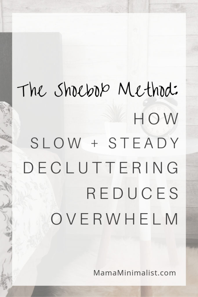 Like a slow + steady approach to decluttering? Me too. The Shoebox Method is a stress-free way to minimize that - when done right! - will keep your home tidied for good. Here's a step by step guide for you to follow as you seek to declutter once and for all. 