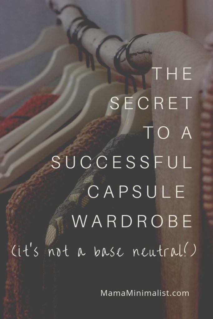  A successful capsule wardrobe improves self-esteem, reduces mental clutter + makes getting dressed a heck of a lot easier. But what's the secret sauce to creating one that works (as opposed to one that's 'meh')? It isn't about base neutrals or accent pieces. Here's a capsule wardrobe expert's *most important tip* for creating a swoon-worthy capsule.