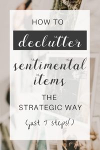 Have a boxful of emotional items in the garage? Need declutter tips that actually work? Don't tackle sentimental items without a plan. On this episode of The Sustainable Minimalists podcast: How to handle emotional clutter the strategic way in just 7 steps.