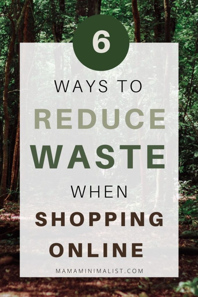 Every year, 165 billion packages are shipped in the Unites States alone. Despite our collective online shopping habit, many consumers don't realize how easy it is to do so in an eco-friendly manner.  Inside: The environmental implications of our collective online shopping habit as well as 6 concrete steps to reduce packaging waste when shopping online.