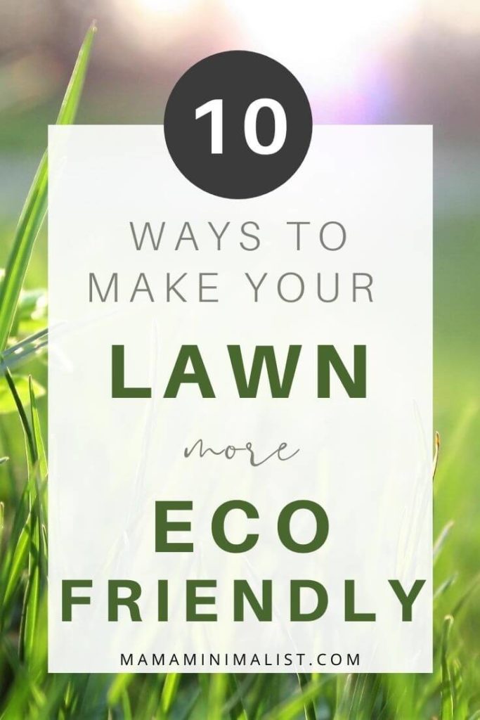 Americans are obsessed with vibrant and weed-free lawns. But in order to achieve an idyllic lawn, you must be willing to shell out either money or time, despite having other things to spend your money on and other ways to spend your free time. There are environmental implications associated with yard maintenance, too. Inside: 10 tips to make your yard more eco-friendly for your kids and the species that call them home; ( and ways to make it more minimalist for you, too!).