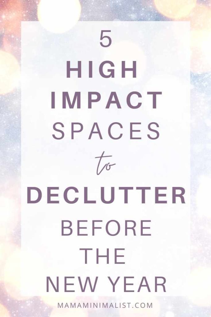 Tidy up your home, declutter before the holidays, and start the new year fresh by focusing your efforts on these 5 high-impact areas. 