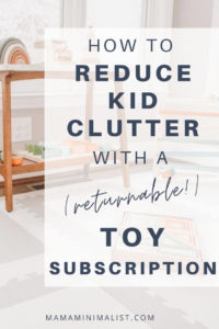 Many parents believe an abundance of toys will encourage deeper play, and no parent wants their child to be deprived. But 80 percent of toys end up in a landfill, incinerators, or the ocean and 90% of all toys are plastic. Inside: Why I am embracing toy subscription services as a means of reducing clutter and plastic waste; an honest review of the Montessori method-based Tiny Earth Toys, too. 