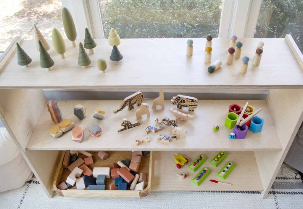 Tiny Earth Toys sends a curated selection of wooden toys based on the Montessori method to your doorstep which you return every 4 months.