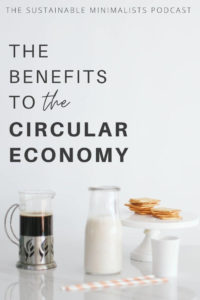 Our “take-make-waste” economy has cost consumers billions of dollars and has cheated us out of an inhabitable planet.  But it doesn’t have to be this way. Indeed, embracing a circular economy will save taxpayer money, preserve resources, and lead to an estimated $4.5 trillion in economic growth. On this episode of The Sustainable Minimalists podcast: how average citizens like you and me can support circularity in 2021. 