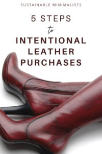 Got yourself some leather boots? How about a faux leather handbag? The fashion industry relies heavily on both the durability and aesthetic of leather and, these days, vegan leather is rapidly rising in popularity as an ethical alternative to animal-based hides. But what is vegan leather, exactly, and does it stand up to the hype?On this episode of the Sustainable Minimalists podcast: 5 ways to make informed purchasing decisions next time you buy leather.
