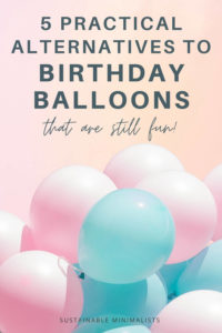 Want to throw a birthday party for your child that's light on waste but heavy on fun? Does a present-light party intrigue you but you aren't sure how to pull it off? On this episode of the Sustainable Minimalists podcast: practical alternatives to balloons and other single use decorations that are still festive!
