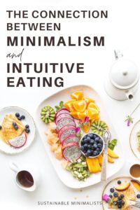 Corporations first sell us unhealthy food that detracts from our health, and then we're sold the promise of yet another restrictive diet as the ultimate - and only - solution. On this episode of the Sustainable Minimalists podcast: How to recover from the negative mental, emotional, and physical effects of diet culture by first rejecting the food and weight messages our culture bombards us with every single day and embracing intuitive eating.