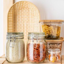 We often think the solution to our household woes lies in better organization, but marketing pros have commercialized organization. "Getting organized" often entails purchasing plastic totes and baskets: Before we know it, we've spent boatloads of money to organize the stuff we're storing. On this episode of the Sustainable Minimalists podcast: How to repurpose household items for organization, including shoeboxes, spice jars, vases, candle containers, and more.