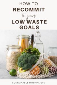 Low waste living sounds great in theory, but in practice? Thanks to life's obstacles, it's much harder to commit for the long-haul. Add children into the equation and intentionally creating less trash can feel like a daily, uphill slog. On this episode of the Sustainable Minimalists podcast: How to recommit to your low waste goals when your motivation wanes.