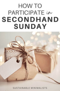 Is that Christmas in the air, or is it capitalism? There's no doubt about it: overconsumption degrades the planet. Enter Secondhand Sunday, a new-ish shopping holiday that's nestled between Black Friday and Cyber Monday. On this episode of the Sustainable Minimalists podcast: embracing Secondhand Sunday and thinking differently about shopping this holiday season. 