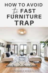 Did you know? Ikea beds, Wayfair desks, and other fast furniture items are designed to last about five years. There's a better way, and it starts with slowing down the purchasing process. On this episode of the Sustainable Minimalists podcast: how to create a home that nurtures, welcomes, and inspires without breaking the bank or buying cheaping junk. 